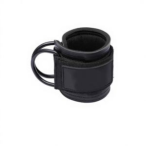 Sangles de cheville réglables et antidérapantes en coton rembourré respirant pour la musculation, la gym et le fitness, protection unisexe - Product Image 1