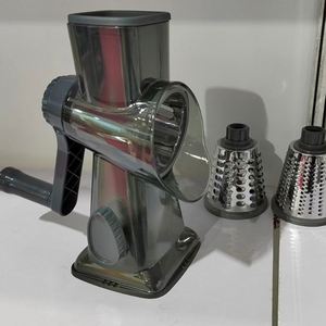 Practical <b>Multifunctional</b> Manual Hand Rocker Barrel Stainless Steel Eco-Friendly PP Kitchen Gadget <b>Vegetable</b> <b>Cutter</b> Slicer - Product Image 2