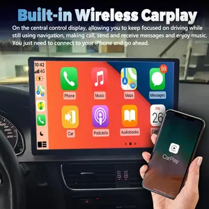 Lecteur vidéo multimédia de voiture pour AUDI A4 <span class=keywords><strong>S4</strong></span> <span class=keywords><strong>B8</strong></span> 13.3 pouces 2K écran Android 13 2013 2014 Stereo GPS Navigation Wireless Carplay - Product Image 5
