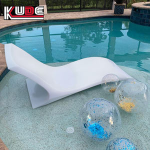 Muebles de plástico PE para exteriores, tumbona <span class=keywords><strong>con</strong></span> tobogán para <span class=keywords><strong>piscina</strong></span>, en el agua - Product Image 3