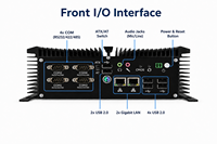 Computadora Industrial Integrada EVUC sin Ventilador, Intel Core I3/i5/i7, 4 Puertos LAN 2.5G/1G, 10 USB, 6 COM, RS485, Voltaje Amplio 9-36V, en Stock