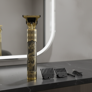 Tondeuse à Cheveux Électrique Professionnelle Vintage en Gros pour Hommes, Rasoir et Tondeuse à Barbe USB Rétro Tendance pour Hommes - Product Image 1