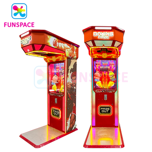 เครื่องเกมชก<span class=keywords><strong>มวย</strong></span>แบบใช้เหรียญของ Funspace อุปกรณ์สำหรับความบันเทิงกีฬาอาเขตพร้อมของขวัญและทิกเกอร์ - Product Image 4