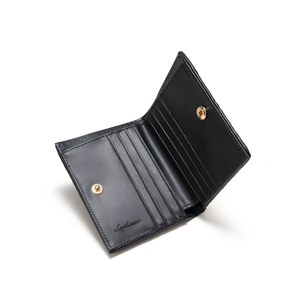 Cartera de Hombre Estilo Vintage, Minimalista, con Costuras Decorativas, Bordado de Cuero, Cadenas y Flores, Abierta, Corta, de Poliéster, Gran Venta - Product Image 5
