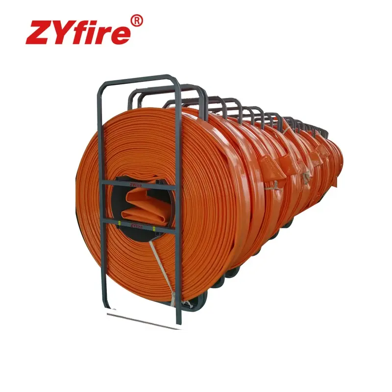 Zyfire 5 inch linh hoạt nông nghiệp trang trại thủy lợi TPU layflat kéo Hose tưới tiêu nông nghiệp Hose