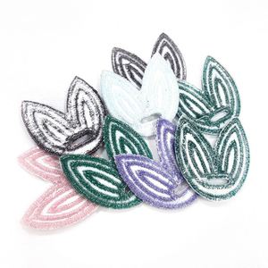 Nouvelle broderie en forme d'oreilles de lapin, patch brodé avec bouton-pression pour la décoration de vêtements - Product Image 4