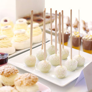 Venta al por mayor desechable biodegradable miel revolver agitadores de bebidas de madera envuelto en papel individual ecológico almacenado - Product Image 5