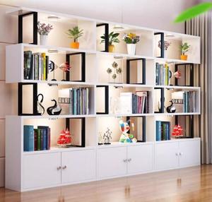 AILICHEN <span class=keywords><strong>Bibliothèque</strong></span> moderne créative simple en fer forgé, du <span class=keywords><strong>sol</strong></span> au <span class=keywords><strong>plafond</strong></span>, <span class=keywords><strong>bibliothèque</strong></span> combinée gratuite pour meubles de salon - Product Image 6