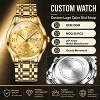 Montre pour homme OEM 5513, montre à quartz de haute qualité pour homme avec calendrier, aiguilles lumineuses, montre de luxe pour homme, montre-bracelet étanche pour homme