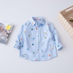 เสื้อเชิ้ตเด็กผู้ชาย คอลเลคชั่น Color Plus แบรนด์ส่วนตัว เสื้อผ้าขายส่ง - Product Image 1