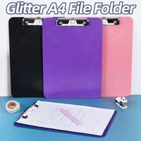 Porte-documents A4 en PP SUNSHING avec presse-papiers, bloc-notes, clip à mémo, support de documents en plastique, logo personnalisé, boîte de rangement de bureau