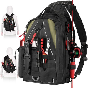 กระเป๋าแห้งแบบม้วนปิดปากกระเป๋า ขนาด 20L-30L ทำจากโพลีเอสเตอร์ สำหรับตกปลา  ตัวอย่างสินค้าฟรี ขายส่ง  กระเป๋าเป้กันน้ำสำหรับกิจกรรมกลางแจ้ง  ใหม่ เหมาะสำหรับพายเรือคายัคและตกปลา - Product Image 2