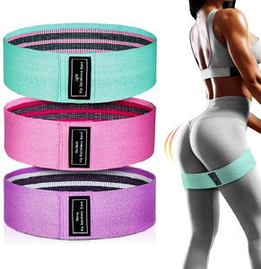 باند دي المقاومة مجموعة من 3 حلقات لتمرينات اللياقة البدنية اليوغا الغنيمة الورك الفرقة - Product Image 1