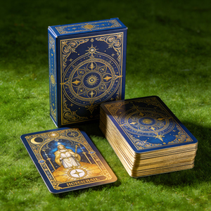 Carte da Gioco di Lusso OEM ODM con Stampa a Colori su Carta, Mazzi di Carte dei Tarocchi di Alta Gamma con Guida - Product Image 2