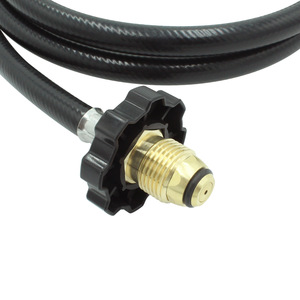High Pressure <b>Gas</b> <b>Hose</b> 5 Ft With 1/4 Inch Connector For Propane Connection - Product Image 4