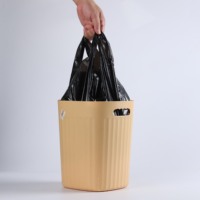 Sacs de courses en plastique PE durables et réutilisables avec poignée longue thermoscellable, personnalisables par impression en héliogravure pour supermarchés