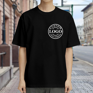 Camisetas Personalizadas Extra Grandes para Hombre y Mujer con Diseño <span class=keywords><strong>de</strong></span> Logotipo en la Parte Delantera y Trasera, Mezcla <span class=keywords><strong>de</strong></span> Algodón Transpirable y Ecológica para Primavera - Product Image 2