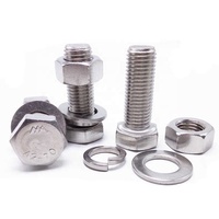Ensemble de boulons et d'écrous à vis hexagonale extérieure en acier inoxydable 304 Accessoires complets Vis longue