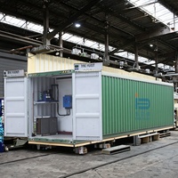 Contenedor refrigerado solar todo en uno, cámara frigorífica móvil de 20 pies, congelación de °C-35, ideal para mariscos/carne