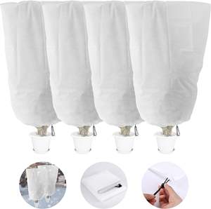 Cubierta para Clima Frío, Tela Flotante para Jardín, Cubierta Agrícola para Invierno, Protección contra Heladas, Cubierta para Plantas y Árboles con Cordón Ajustable - Product Image 3