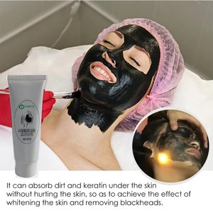 Crema de Gel de Carbón Negro de 80 ml para Láser Tónico Nano Activo Blanqueador Limpieza Profunda Peeling <span class=keywords><strong>Hollywood</strong></span> Crema de Peeling de Carbón - Product Image 4