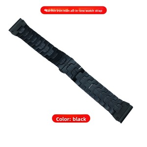 Correa de Repuesto de Acero Inoxidable Sólido Inspirada en Iron Man (22/26 mm) Compatible con Relojes Inteligentes <span class=keywords><strong>Garmin</strong></span> Fenix8/Fenix7X/Fenix6X/5X - Product Image 4