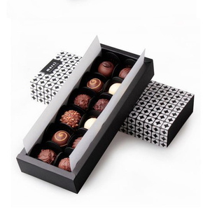 Custom Biodegradable Cardboard Gift <strong>Packaging</strong> for Cookies Candy <strong>Chocolate</strong> Bar Nuts <strong>Chocolate</strong> Truffle Boxes Embossing Handling - Product Image 1