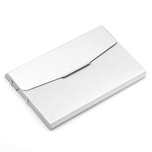 Fabricante de logotipo personalizado sublimación caja de la tarjeta de visita en blanco DIY rectángulo botón caja de la tarjeta de visita caja - Product Image 3