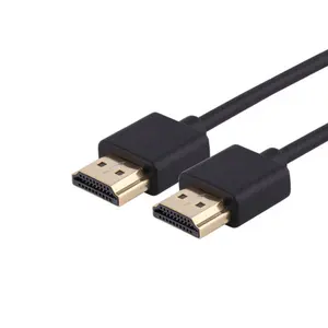 HDMIスリムケーブルオス-オス純銅HDデータケーブル4kまたは2k超精細hdmiケーブル