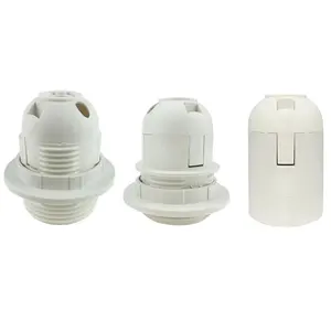핫 세일 품질 라이트 홀더 나사 흰색 플라스틱 E26 램프 홀더