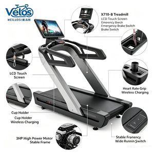 Tapis de course motorisé intelligent et peu encombrant avec écran LED et capteur de fréquence cardiaque pour la maison X710-b1 1. Cadre Premium & - Product Image 5
