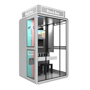 Cabina <span class=keywords><strong>de</strong></span> estudio en vivo para interior, montaje <span class=keywords><strong>de</strong></span> vidrio privado, fácil instalación, 110V-240V, universal, ISO9001 - Product Image 1