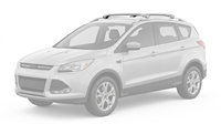 Barres transversales de toit de luxe Sunsing en alliage d'aluminium noir/argent, installation facile, compatibles avec Ford Escape Kuga, livraison directe usine