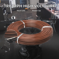 Câble Tanya UL1726 6AWG 7/0.1TS 600V 200 fils en cuivre étamé torsadés, monoconducteur, isolé PFA, indice de protection IP20, pour chauffage électrique, 0,08 mm