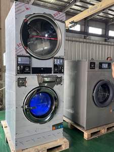 آلة غسيل رخيصة مكدسة تعمل بالعملة المعدنية من الفولاذ المقاوم للصدأ مع ضمان 5 سنوات - Product Image 2