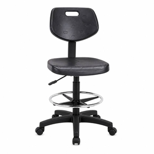 Tabouret de laboratoire professionnel avec dossier, <span class=keywords><strong>chaise</strong></span> de laboratoire avec roulettes et repose-pieds pour laboratoire pharmaceutique de qualité - Product Image 4