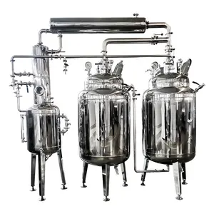 Customizable Herbal Extraction And Concentration Machine Multi-functional Ethanol Hemp Oil Vacuum Concentrate Tank