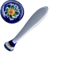 Jouets sexuels adultes masculins et féminins personnalisés de haute qualité gros gode en verre et plug anal de pénis chaud et populaire