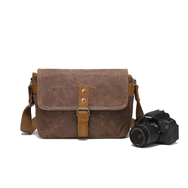 Outdoor Travel Video Waterproof Camera Backpack Cheap Canvas Vintage Camera Bag Backpack Messenger Bag