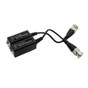 Balun de vídeo HD UTP CCTV para cámaras CCTV analógicas AHD, 1 canal, par pasivo BNC, 1 canal, 1 par de canales