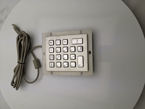 IP65 công nghiệp gồ ghề thép không gỉ gắn nút USB Số đèn nền kiểm soát truy cập ATM kiosk <span class=keywords><strong>b</strong></span>àn phím - Product Image 5