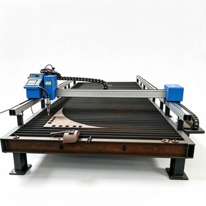 Découpeuse plasma CNC industrielle à portique, machine de découpe à la flamme pour tôles d'acier au carbone - Product Image 1