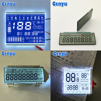 Onduleur Lcd personnalisé Tn Stn Htn Va numérique écran Lcd 7 segments Monochrome écran Lcd personnalisé pour Thermostat/compteur d'énergie