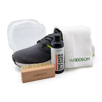 Vente en gros d'usine Nettoyeur de chaussures de voyage OEM Kit de nettoyage pour chaussures Kit d'entretien pour chaussures Nettoyeur de chaussures Brosse pour enlever les taches de chaussures