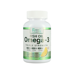 Omega 3 dầu cá Softgels hiệu lực cao hương vị chanh cải thiện sức khỏe tim mạch và hỗ trợ hệ thống miễn dịch - Product Image 2