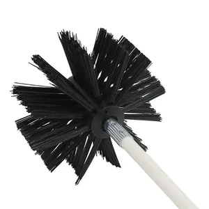 4in flexible rohr Suppliers-8 ''PVC Bristle Chimney Pipe Cleaning 360 Wave Rotating Brush
