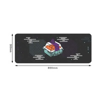 Tapis de souris de jeu en caoutchouc naturel et tissu imprimé personnalisé - Stock disponible