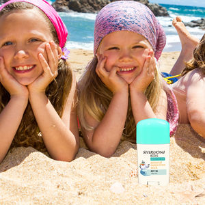 Baume solaire minéral bio waterproof en stick <span class=keywords><strong>SPF</strong></span> 50 pour enfants, hydratant et protecteur solaire, marque distributeur - Product Image 6