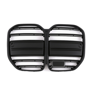 Pour Bmw série 4 G22 G23 ABS noir mat Double lattes cadre Grille avec ACC pour Bmw G22 G23 2021 2 portes <span class=keywords><strong>2022</strong></span> 2023 G22 Grill - Product Image 2