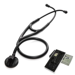 Estetoscopio de cardiología profesional de acero inoxidable con alimentación manual, embalaje en caja de color en inglés, instrumento de clase II - Product Image 1